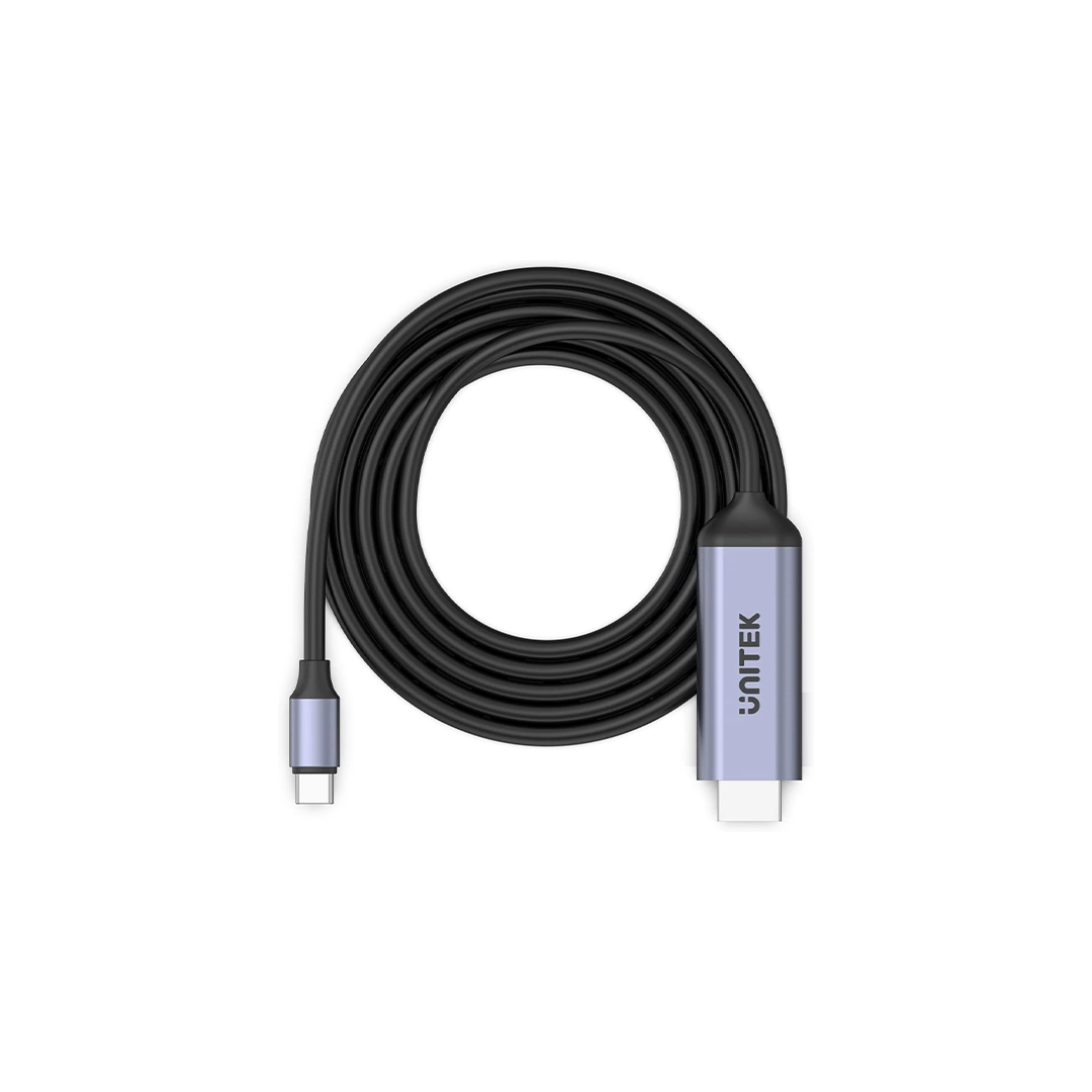 كابل Unitek V1423B USB-C إلى HDMI 8K بطول 1.8 متر كابل Unitek V1423B USB-C إلى HDMI 8K بطول 1.8 متر